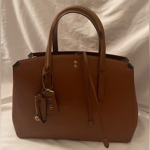 Coach cognac Cooper satchel